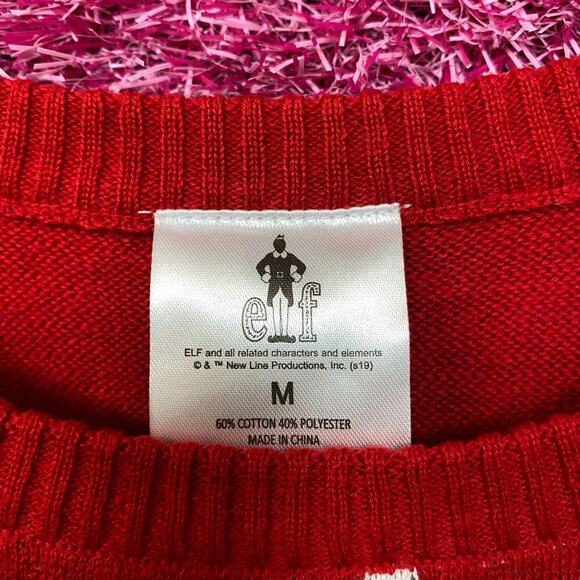 Elf Buddy Ugly Christmas Sweater size Medium - Picture 4 of 4